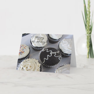 Fancy Birthday Cupcakes Card