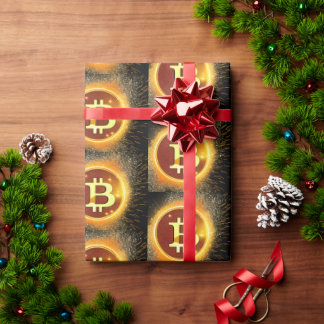 fancy Bitcoin Only Wrapping Paper