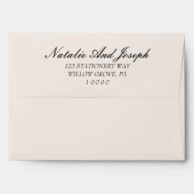 Fancy Black Cream Old Money Retro Wedding