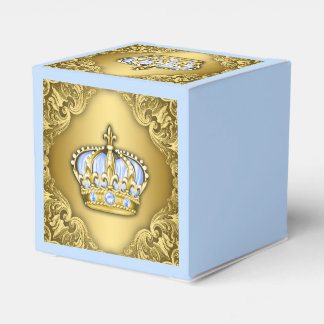 Fancy Blue and Gold Prince Favor Box