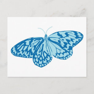 Fancy Blue Butterfly Postcard