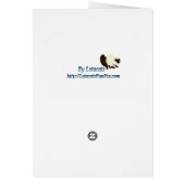 Fancy Blue Star Mom Cards (Back)