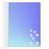 Fancy Blue Star Mom Cards (Inside (Right))