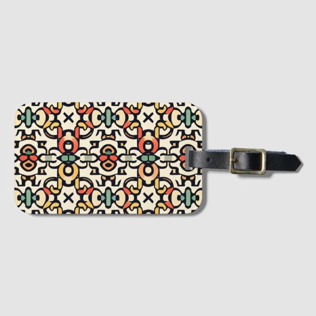 Fancy Bohemian  Luggage Tag (Front Horizontal)