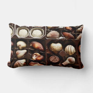 Fancy Box of Chocolate Lumbar Pillow