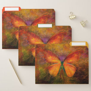 Fancy butterfly file folder