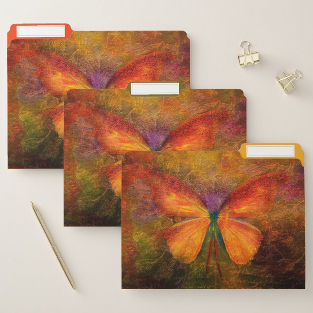Fancy butterfly  file folder (Set)