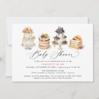 Fancy Cakes Cute Bakery Dessert Theme Baby Shower