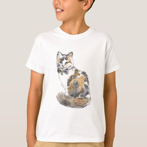 Fancy Calico Cat T_Shirt