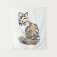 Fancy Calico Cat