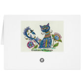 Fancy Cat Cards (Back Horizontal)