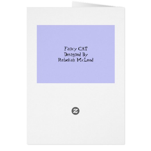 Fancy CAT Cards (Back)