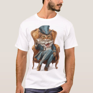 Fancy Cat Society Victorian Royal Kitty T-Shirt