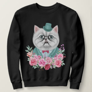 Fancy Cat Sweatshirt