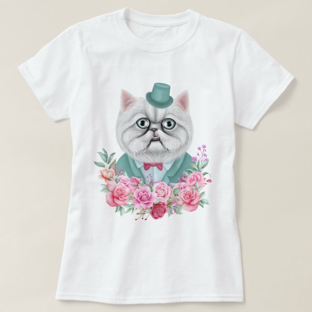 Fancy Cat T-Shirt (Design Front)