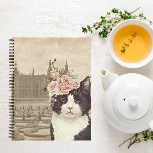 Charming Custom 50-Sheet Notebooks with Vintage Saint Paul Postcard Covers  — The Mustache Cat