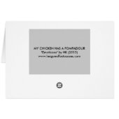 Fancy Chicken (emoticon): cards (Back Horizontal)