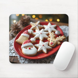 Fancy Christmas Cookies Mouse Pad
