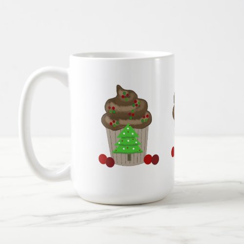 Fancy Christmas Cupcakes Coffee Mug