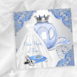 Fancy Cinderella Princess Birthday Party Invitation