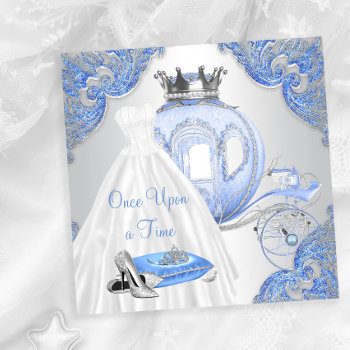 Fancy Cinderella Princess Birthday Party Invitation by InvitationCentral at Zazzle
