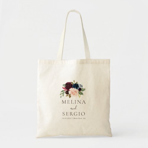 Fancy Classic Flowers Wedding   Tote Bag