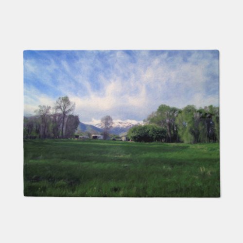 Fancy Clouds over the Ranch Doormat