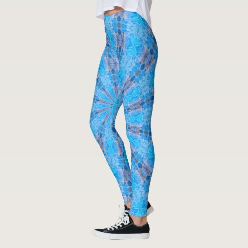 Fancy Colorful Yoga Love Leggings Zazzle