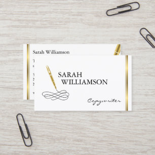 Fancy Copywriter Business Card