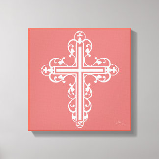 Fancy Cross Design No. 4 Canvas Print