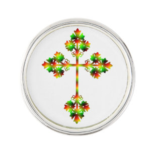 FANCY CROSS LAPEL PIN