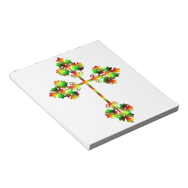FANCY CROSS NOTEPAD (Angled)