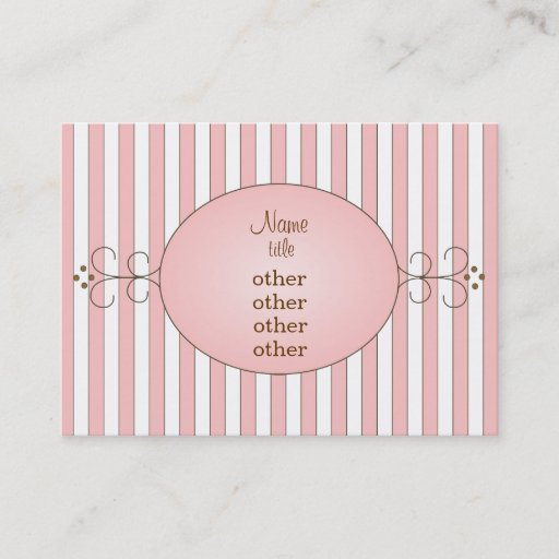 Customizable Fancy Cupcake Business Card Template