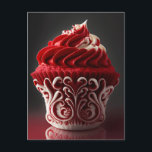 Fancy Cupcake Postcard<br><div class="desc">Celebrate your favorite people!  This stunning postcard will let them know how much they are appreciated on their special day!
Zazzle makes it fast and easy to customize designs to make them your own!</div>