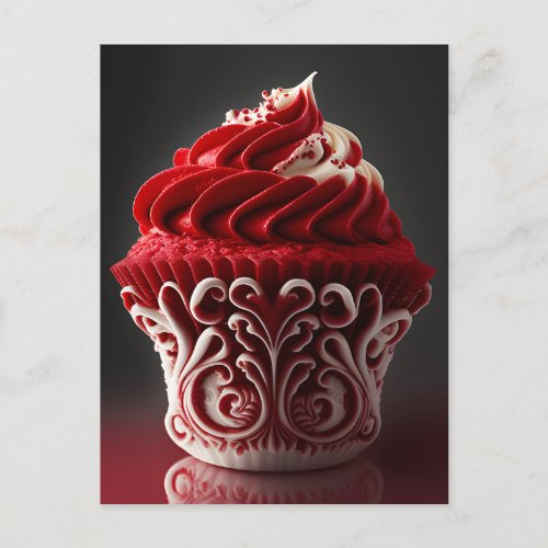 Fancy Cupcake Postcard