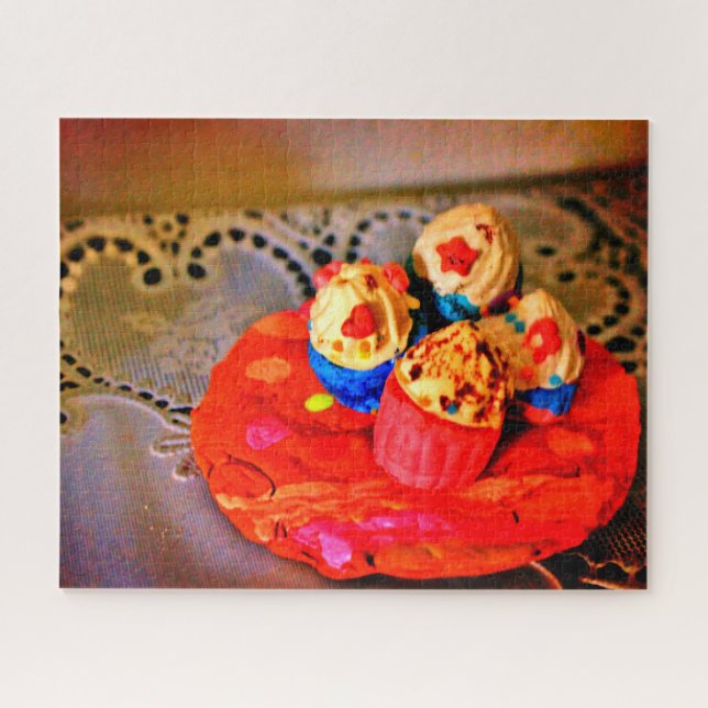 Fancy Cupcakes Jigsaw Puzzle (Horizontal)