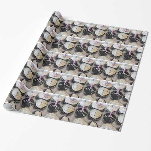 Fancy Cupcakes Wrapping Paper