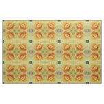 Fancy Daffodil Floral Patterned Craft Fabric
