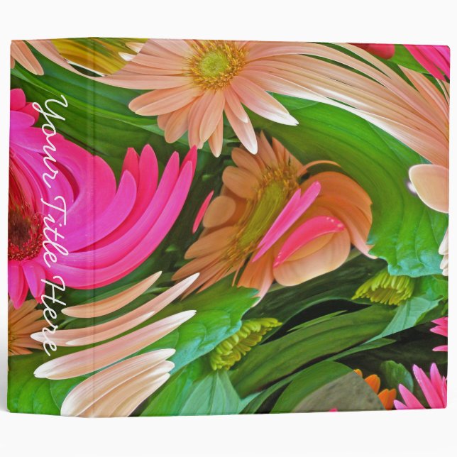 Fancy Daisies Digital Manipulation Binder (Front/Spine)