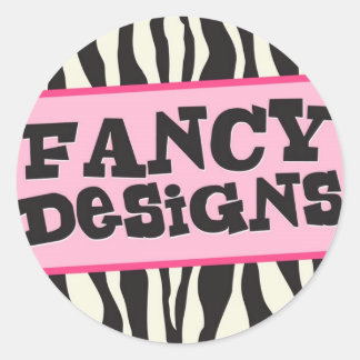 Fancy Designs Classic Round Sticker