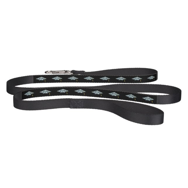 Fancy Diamond Graduation Hats Dog Leash (Full)