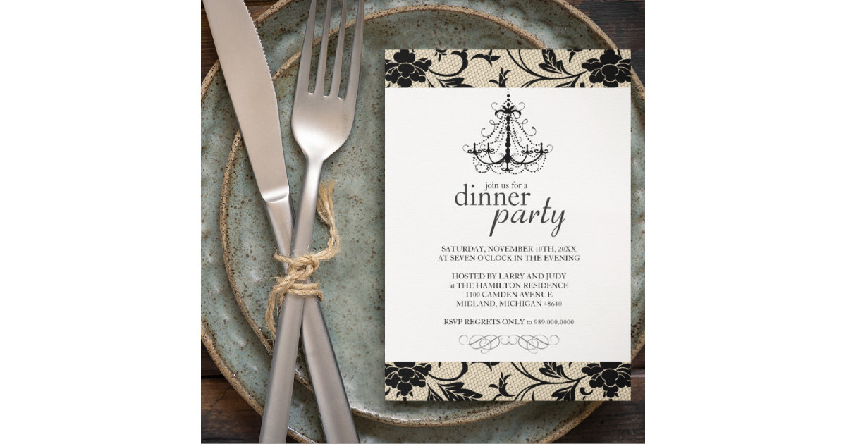 formal dinner party invitation wording