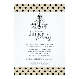 fancy dinner party invitations