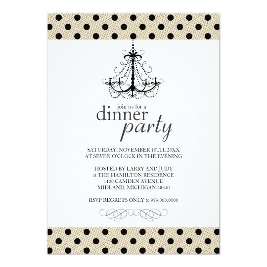 Fancy Dinner Party Invitations | Zazzle.com