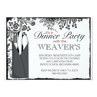 fancy dinner party invitations
