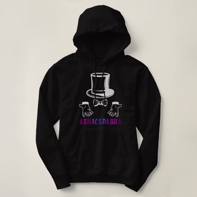 Fancy Dress Magic Magician Abracadabra Wizard Cost Hoodie (Design Front)
