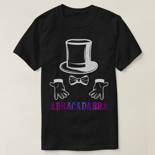 Fancy Dress Magic Magician Abracadabra Wizard Cost T-Shirt (Design Front)
