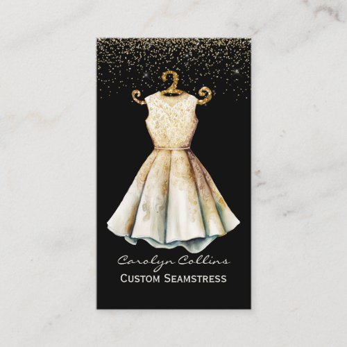 Fancy Dress Seamstress Business Card