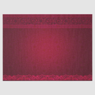 Fancy & Elegant Red Background Stylish Tissue Paper