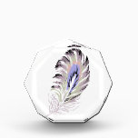 Fancy Feather Acrylic Award<br><div class="desc">Beautiful feather</div>
